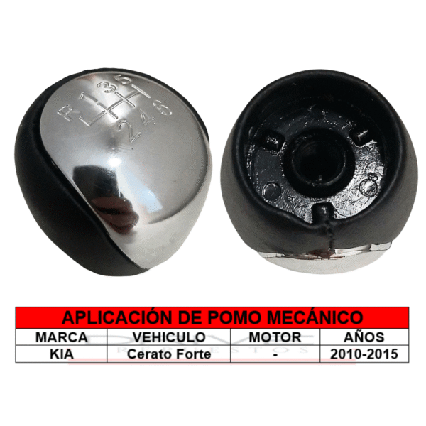 POMO 6V CROMO KIA CERATO/FORTE/KOUP