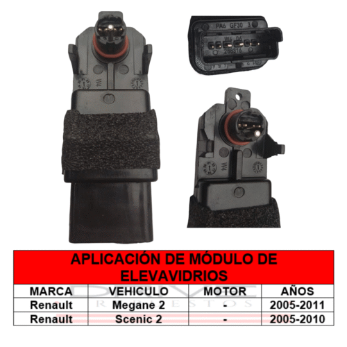 Obj MODULO ELEVAVIDRIOS RENAULT MEGANE II