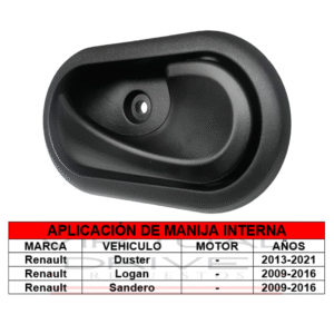 MANIJA INTERIOR NEGRA (R) DUSTER/LOGAN/SANDERO