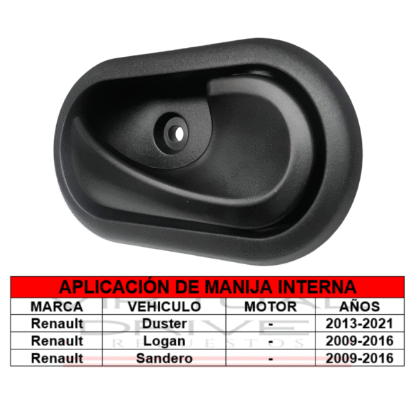 MANIJA INTERIOR NEGRA (R) DUSTER/LOGAN/SANDERO
