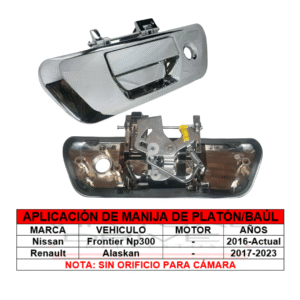 Obj MANIJA PLATON NP300 COMPLETA/CROMO