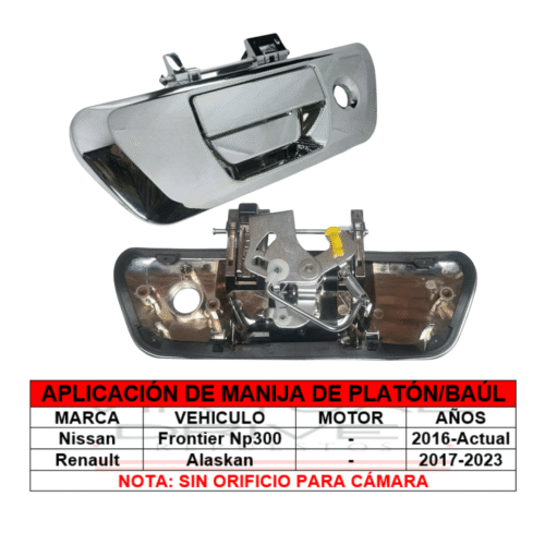 MANIJA PLATON NP300 COMPLETA/CROMO