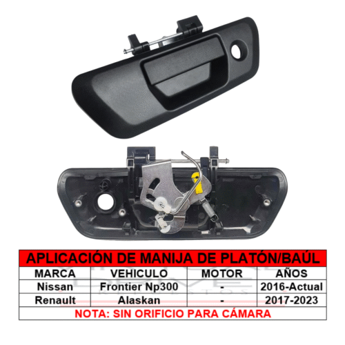 MANIJA PLATON NP300 NEGRA