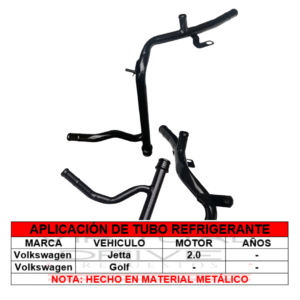 MANGUERA TUBO REFRIGERANTE JETTA/GOLF METALICO