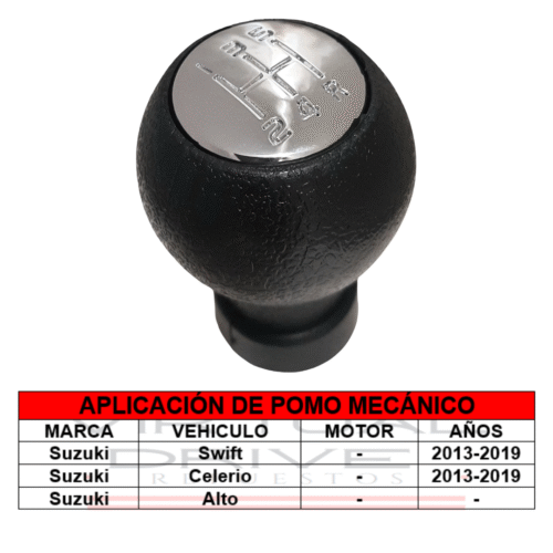 POMO CROMO SWIFT /ALTO/CELERIO/ SEGURO EN T