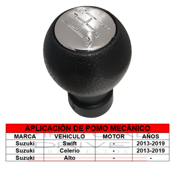 Obj POMO CROMO SWIFT /ALTO/CELERIO/ MEDIA LUNA