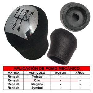 POMO CROMO TWINGO/CLIO/SYMBOL