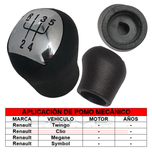 Obj POMO CROMO TWINGO/CLIO/SYMBOL