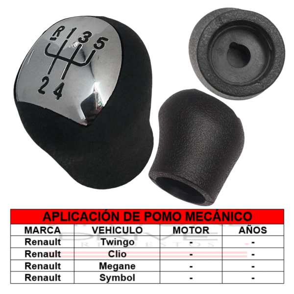 POMO CROMO TWINGO/CLIO/SYMBOL