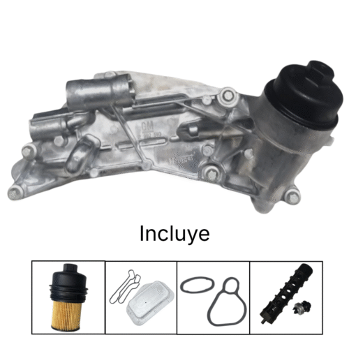 Obj2 BASE ENFRIADOR DE ACEITE COMPLETO (EMPAQUE) SONIC/TRACKER/CRUZE