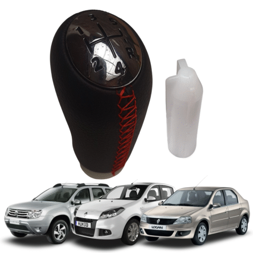 POMO ROJO CROMADO DUSTER/LOGAN/SANDERO