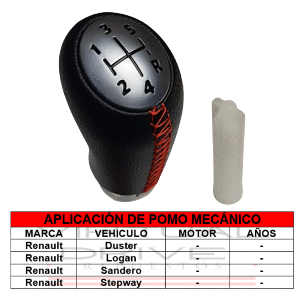 POMO ROJO MATTE DUSTER/LOGAN/SANDERO